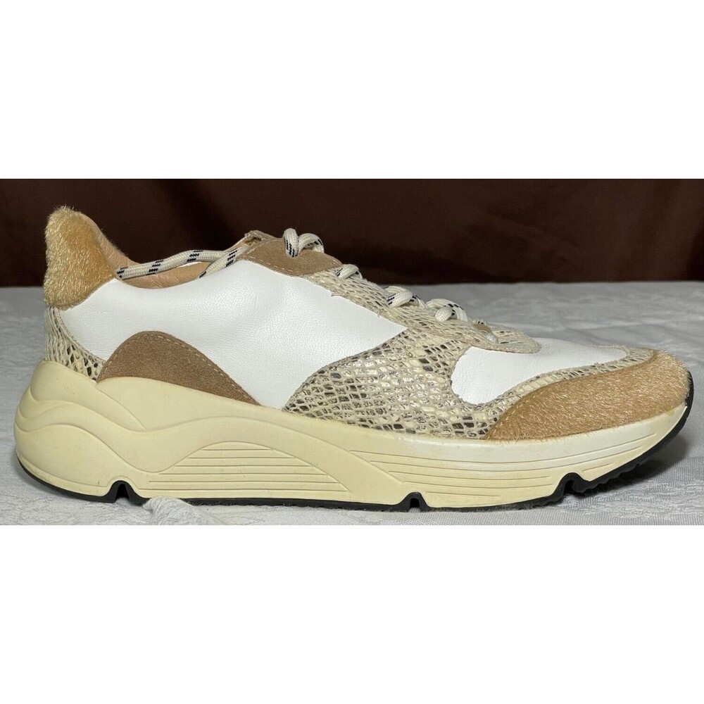 Oasis Society Size 6 Leopard Cheetah Beige Fur Women’s Sneaker w/ Original Laces - Picture 8 of 12